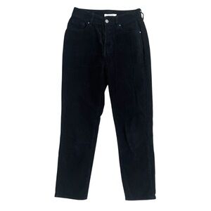 PacSun Black Corduroy Pants Mom Fit Size 23